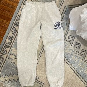 EUC Madhappy L.O.R.A. Heritage Sweatpants Grey Size Medium